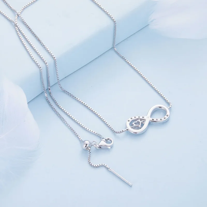 (imagine pentru) Colier stil Pandora Infinity - BSN276 - Vizualizare 4