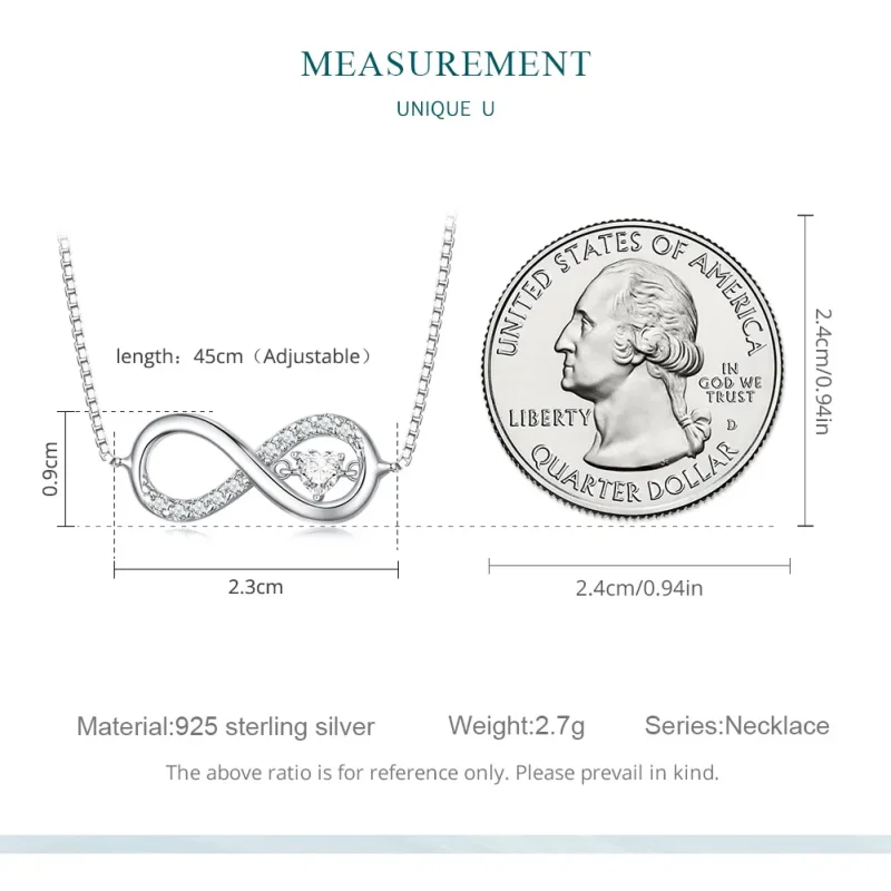 (imagine pentru) Colier stil Pandora Infinity - BSN276 - Vizualizare 8