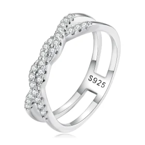 (imagine pentru) Inel cu model Pandora Twist - BSR327
