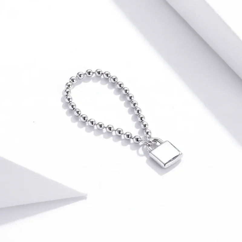 (imagine pentru) Inel Love Lock în stilul Pandora - SCR703 - Vizualizare 4