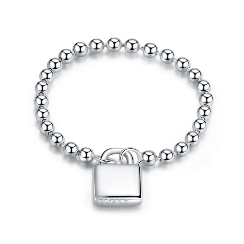 (imagine pentru) Inel Love Lock în stilul Pandora - SCR703