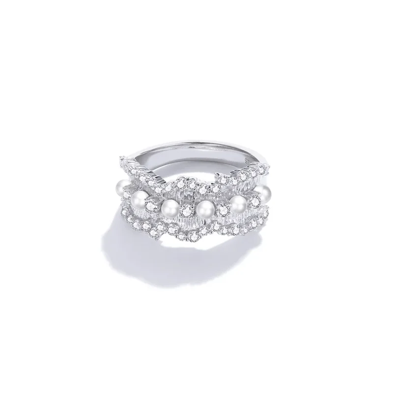 (imagine pentru) Inel stil Pandora cu design de prințesă - BSR187 - Vizualizare 2