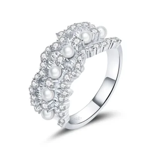(imagine pentru) Inel stil Pandora cu design de prințesă - BSR187