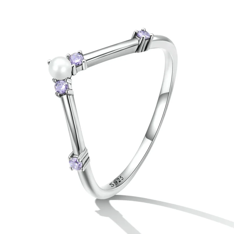 (imagine pentru) Inel stil Pandora Princess Wishbone - SCR835 - Vizualizare 2