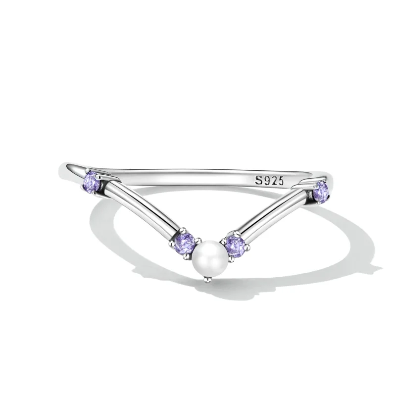 (imagine pentru) Inel stil Pandora Princess Wishbone - SCR835 - Vizualizare 3
