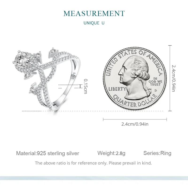 (imagine pentru) Inel stil Pandora Tiara - BSR368 - Vizualizare 7