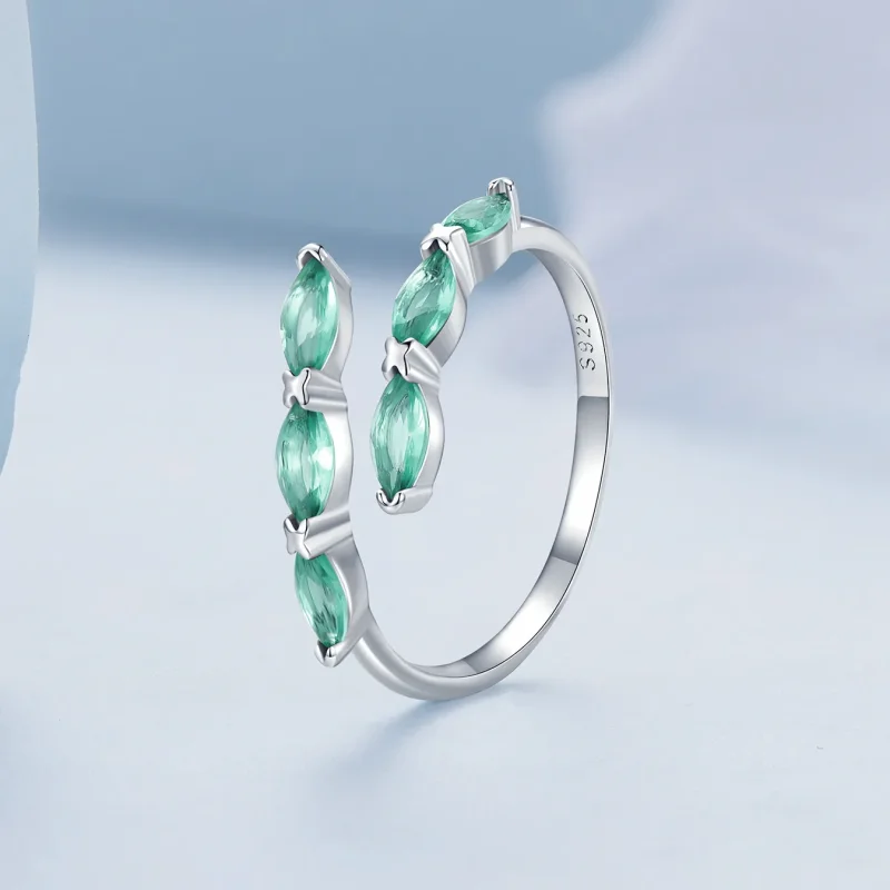 (imagine pentru) Inel verde de stil Pandora - BSR415 - Vizualizare 2