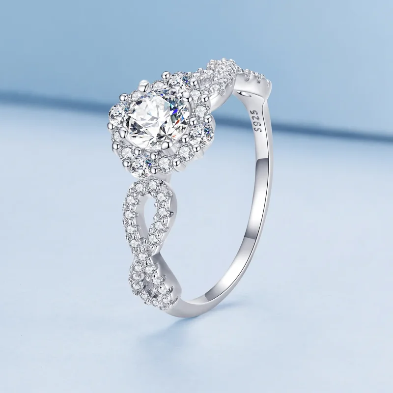 (imagine pentru) Inelul de stil Pandora Classic Elegance Clear Cz - BSR352 - Vizualizare 2