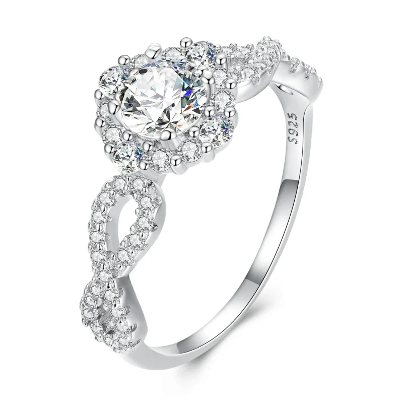 (imagine pentru) Inelul de stil Pandora Classic Elegance Clear Cz - BSR352 - Vizualizare 3