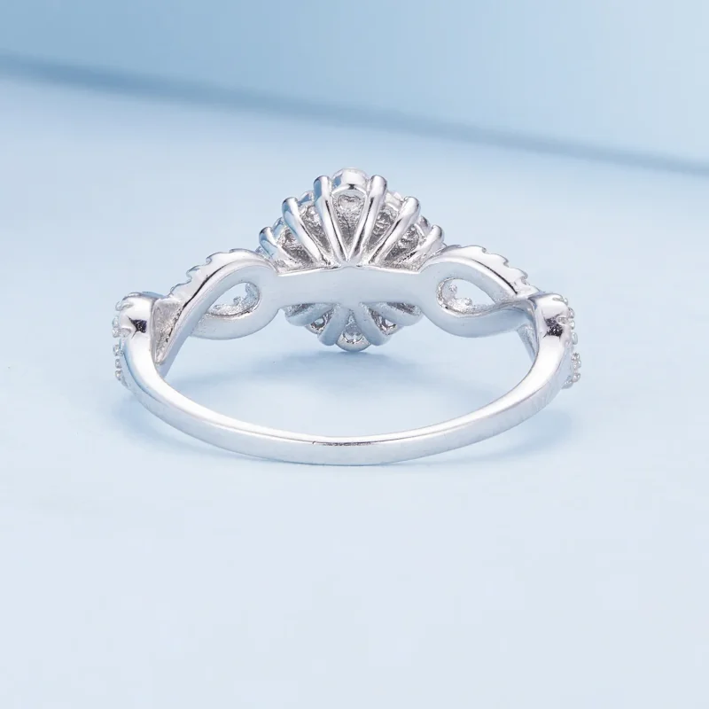 (imagine pentru) Inelul de stil Pandora Classic Elegance Clear Cz - BSR352 - Vizualizare 4