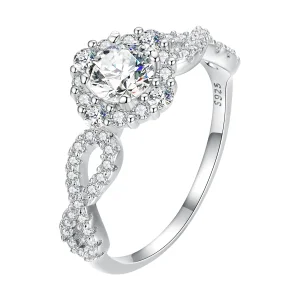 (imagine pentru) Inelul de stil Pandora Classic Elegance Clear Cz - BSR352