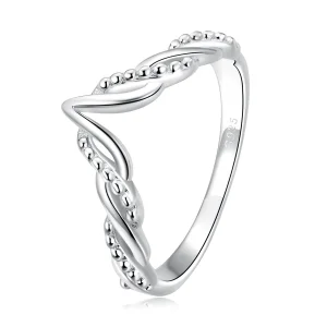 (imagine pentru) Inelul Tiara de stil Pandora cu formă de furcă - BSR258