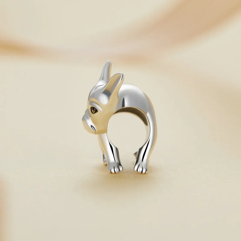 (imagine pentru) Pandantiv stil Pandora cu bulldog - BSC796 - Vizualizare 3