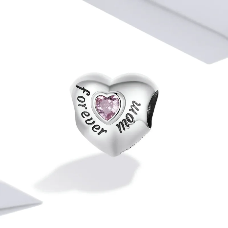 (imagine pentru) Pandantiv stil Pandora Forever Mom - BSC562-PK - Vizualizare 2