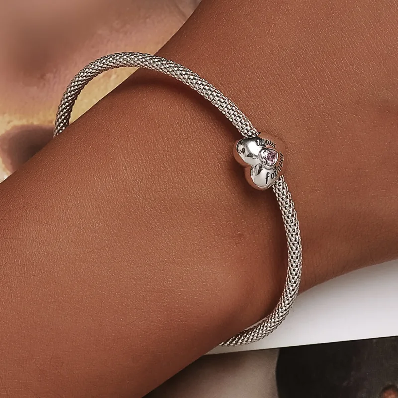 (imagine pentru) Pandantiv stil Pandora Forever Mom - BSC562-PK - Vizualizare 6