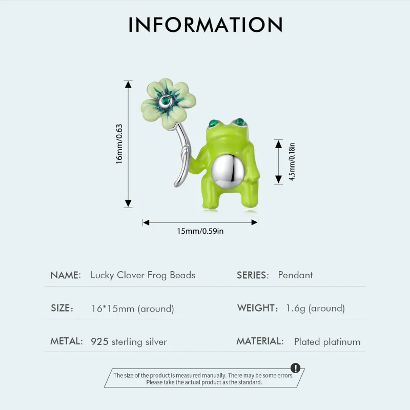 (imagine pentru) Pandora Stil Brosă Broască Charm - SCC2488 - Vizualizare 4