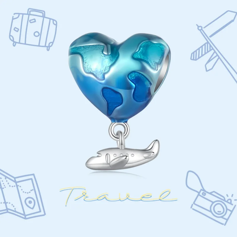 (imagine pentru) Pandora Stil Glob Charm - SCC2481 - Vizualizare 3