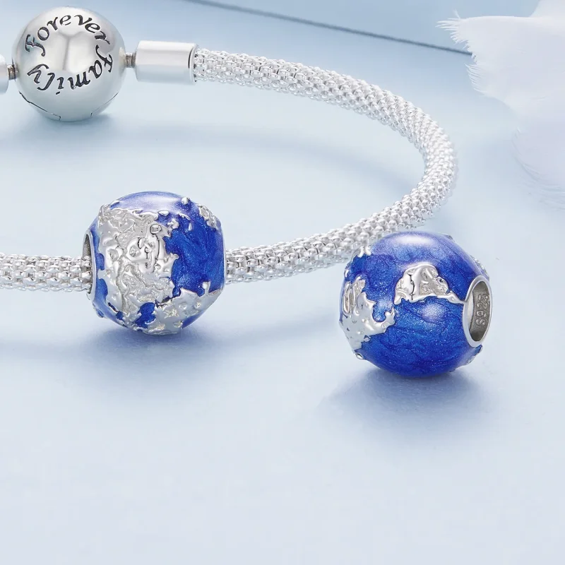 (imagine pentru) Pandora Stil Glob Medalion - BSC846 - Vizualizare 4
