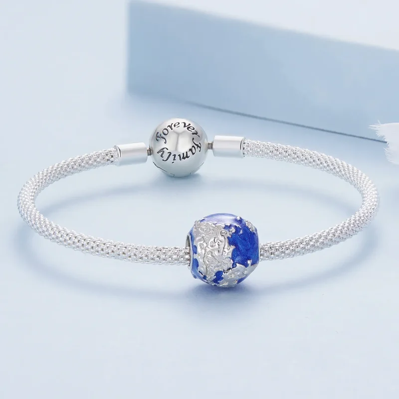 (imagine pentru) Pandora Stil Glob Medalion - BSC846 - Vizualizare 5