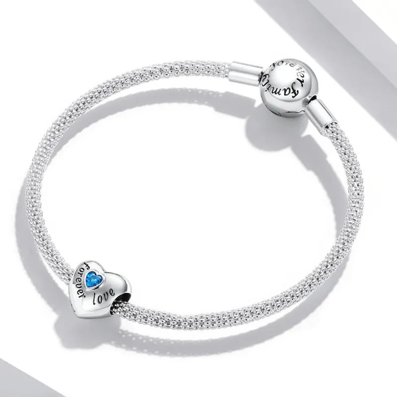 (imagine pentru) Pandora Style Charm În Memoria Tatălui - BSC562-BU - Vizualizare 3