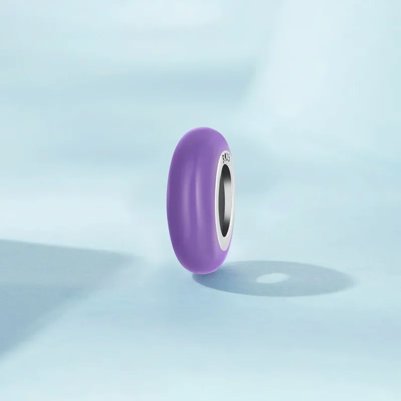(imagine pentru) Pandora Style Purple Spacer Charm - Beteazăti - SCC1450-VT - Vizualizare 2