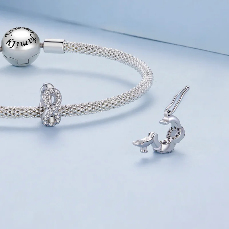 (imagine pentru) Stil Pandora Spacer infinit - BSC887 - Vizualizare 4