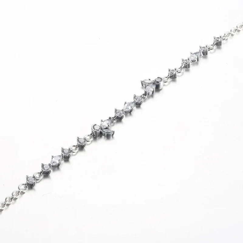 (imagine pentru) Brățară Pandora Sparkling Herbarium Cluster Chain - 592631C01 - Vizualizare 3