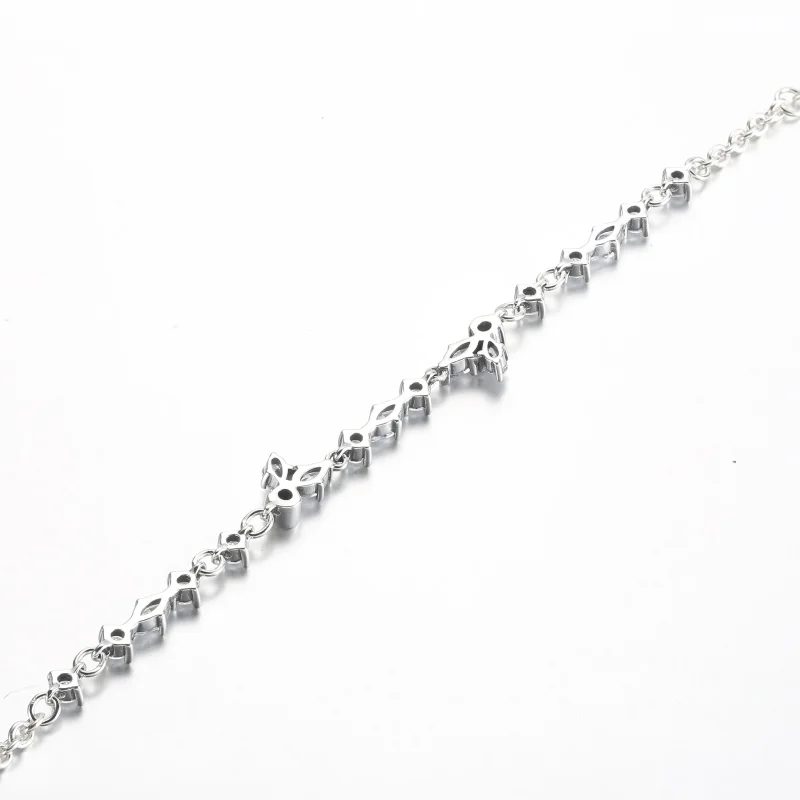 (imagine pentru) Brățară Pandora Sparkling Herbarium Cluster Chain - 592631C01 - Vizualizare 4