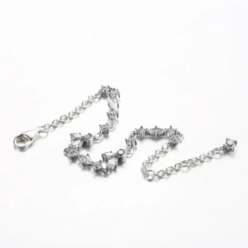 (imagine pentru) Brățară Pandora Sparkling Herbarium Cluster Chain - 592631C01 - Vizualizare 5