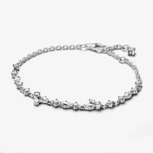 (imagine pentru) Brățară Pandora Sparkling Herbarium Cluster Chain - 592631C01
