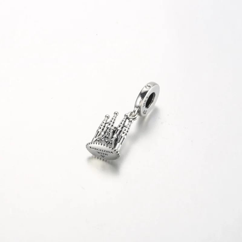 (imagine pentru) Charm Pandora Barcelona Monument Dangle - 792709C01 - Vizualizare 3