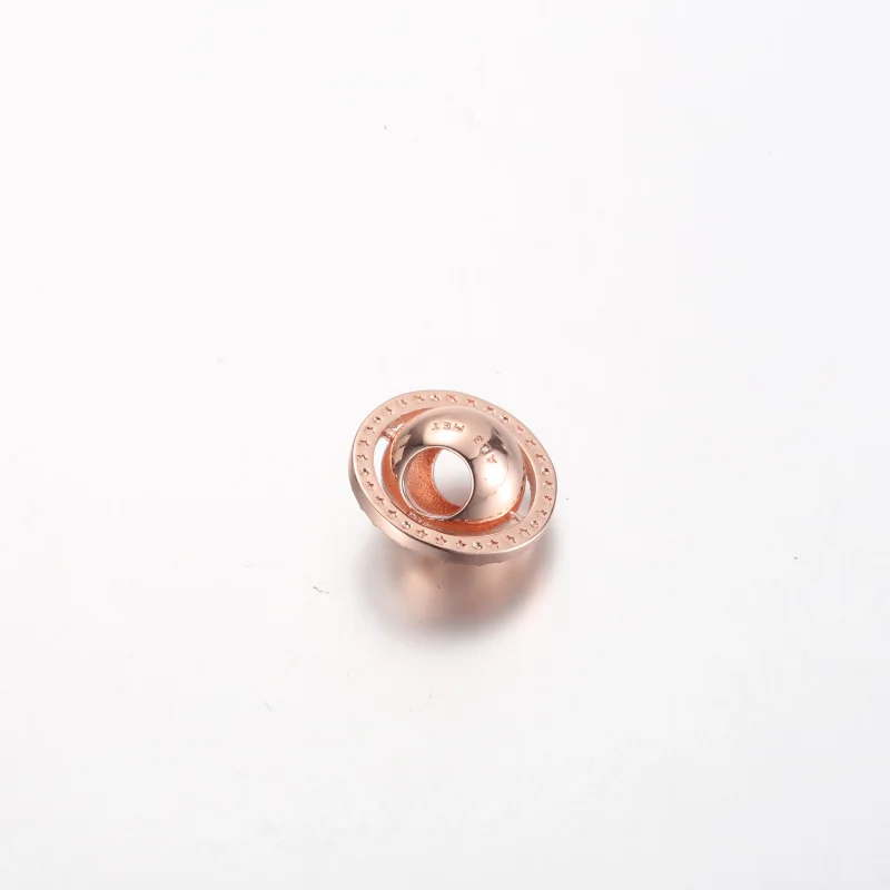 (imagine pentru) Charm Pandora Saturn, placat cu aur roz de 14k, cu zirconiu cubic transparent - - Vizualizare 4