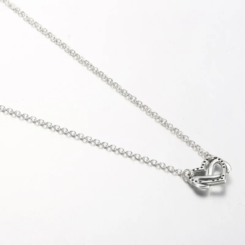 (imagine pentru) Colier Pandora Sparkling Infinity Heart - 392666C01-50 - Vizualizare 3