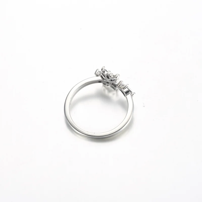 (imagine pentru) Inel deschis Pandora Sparkling Herbarium Cluster - 192611C01 - Vizualizare 4