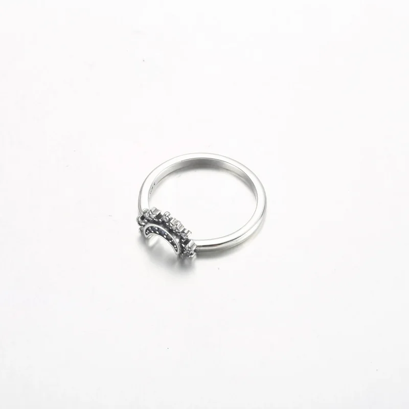 (imagine pentru) Inelul Pandora Celestial Blue Sparkling Moon - 192675C01 - Vizualizare 3