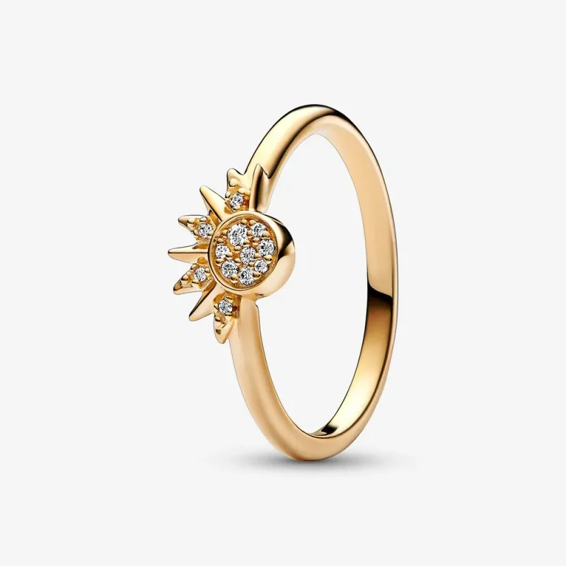 (imagine pentru) Inelul Pandora Celestial Sparkling Sun - 162674C01