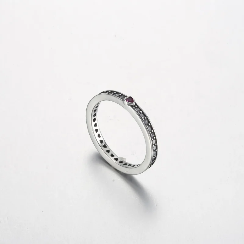 (imagine pentru) Inelul Pandora Sparkling Love Message - 192601C01 - Vizualizare 4