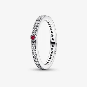 Inelul Pandora Sparkling Love Message - 192601C01 (imagine pentru) Inelul Pandora Sparkling Love Message - 192601C01