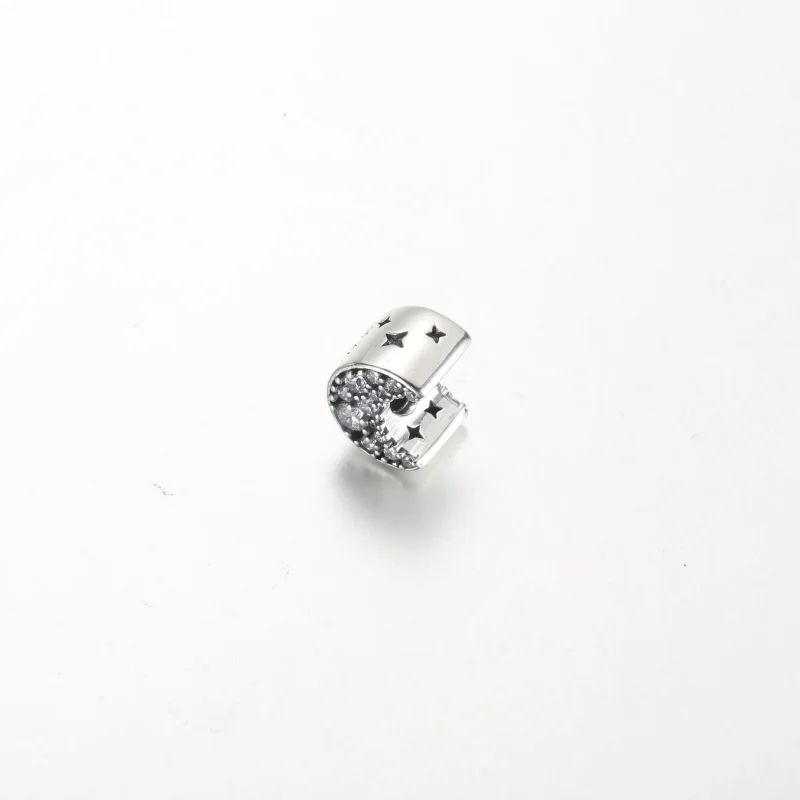 (imagine pentru) Pandora Charm Lună în formă de semilună strălucitoare - 792768C01 - Vizualizare 2