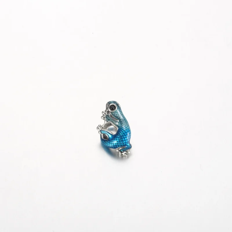(imagine pentru) Pandora Charm Metalic Albastru cu Gecko - 792701C01 - Vizualizare 2