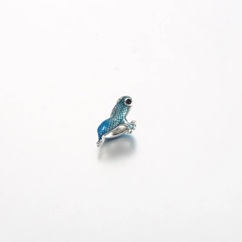 (imagine pentru) Pandora Charm Metalic Albastru cu Gecko - 792701C01 - Vizualizare 3