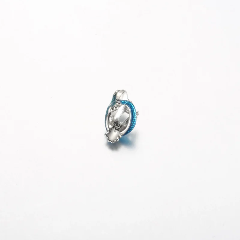 (imagine pentru) Pandora Charm Metalic Albastru cu Gecko - 792701C01 - Vizualizare 4