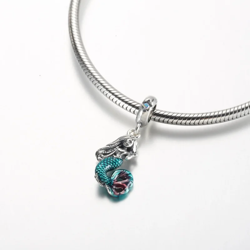 (imagine pentru) Pandora Disney Mica Sirena Ariel Pendul Pandantiv - 792695C01 - Vizualizare 4