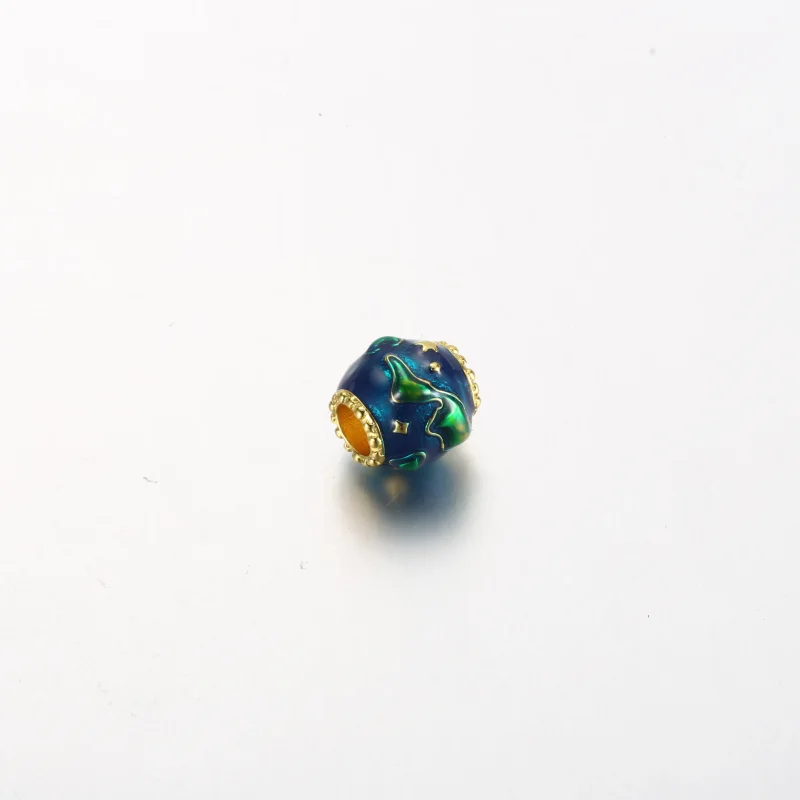 (imagine pentru) Pandora Earth 14k charm placat cu aur - 762431C01 - Vizualizare 2