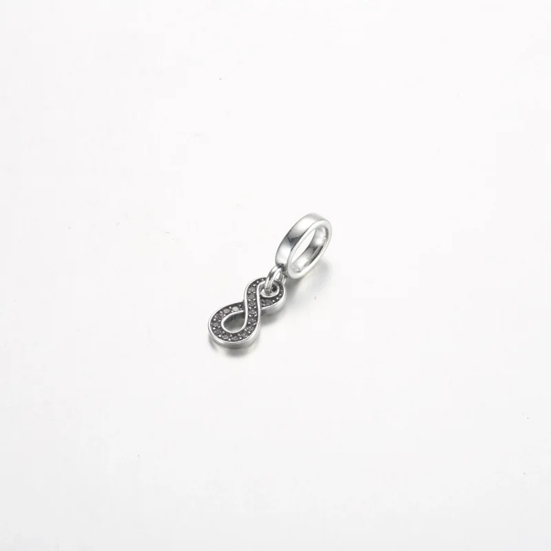 (imagine pentru) Pandora Sparkling Infinity Dangle Charm - 792766C01 - Vizualizare 2