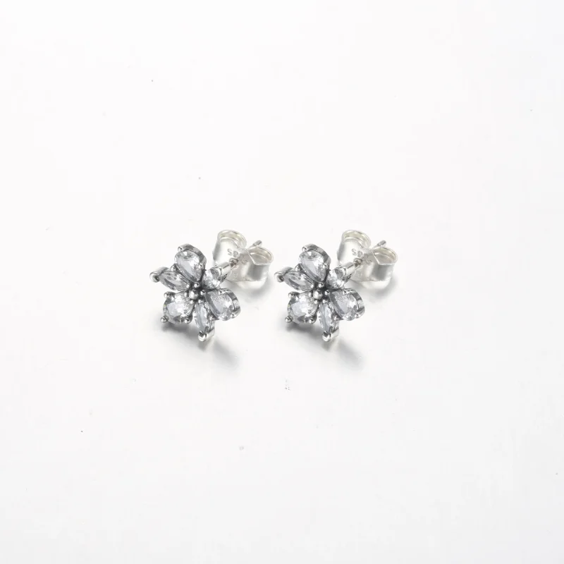 (imagine pentru) Studurile pentru urechi Pandora Sparkling Herbarium Cluster - 292633C01 - Vizualizare 2