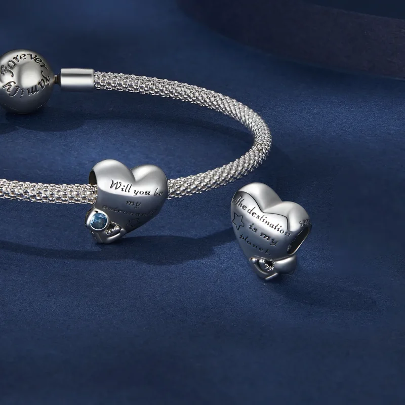 (imagine pentru) Talismane în stil Pandora Astronaut - BSC790 - Vizualizare 4