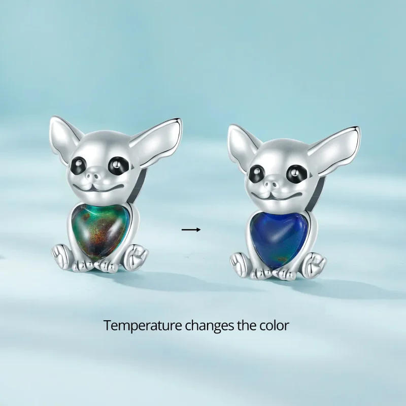 (imagine pentru) Talismane în stil Pandora cu un Chihuahua - SCC2601 - Vizualizare 2