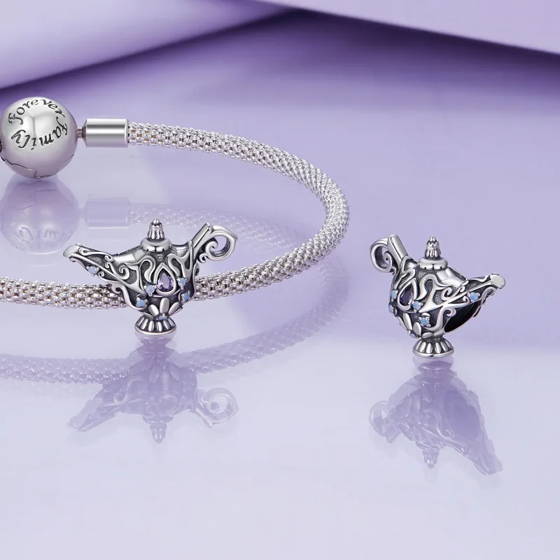(imagine pentru) Talismane pandantiv în stilul Pandora - Lampa magică pentru dorințe - BSC893 - Vizualizare 4