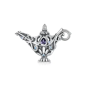 (imagine pentru) Talismane pandantiv în stilul Pandora - Lampa magică pentru dorințe - BSC893